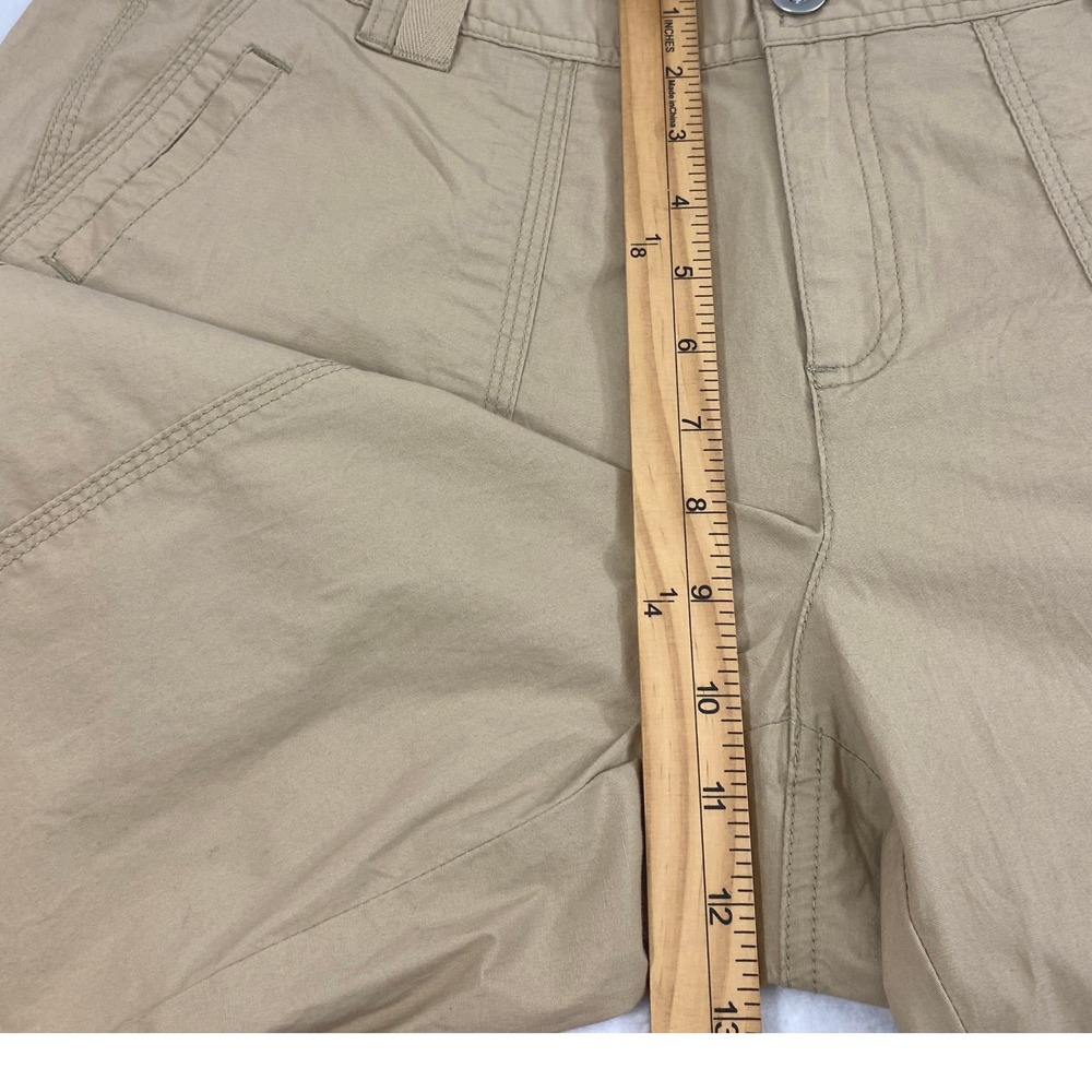 Cato Cargo Capri Pants Womens Plus Size 16W Tan Khaki Utility Crop Mid Rise Gorp - Picture 8 of 13